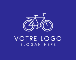 Outline Bike Cycling Logo