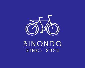 Bike Trail - Outline Bike Cycling logo design