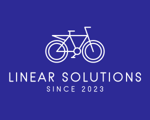 Outline Bike Cycling logo design