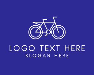 Outline Bike Cycling Logo