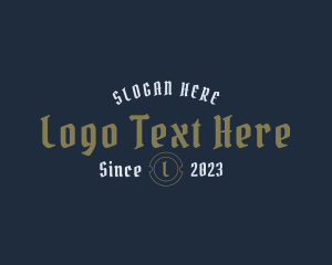 Unique - Urban Gothic Business logo design