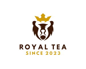 Royal Crown Bear logo design