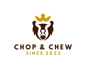 Bear - Royal Crown Bear logo design