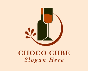 Winery Vineyard Bottle  Logo