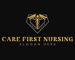 Nursing - Nursing Caduceus Pharmacy logo design