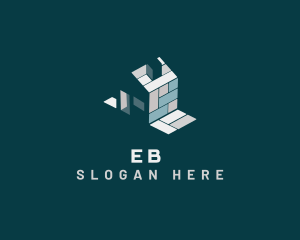 Apartment - House Tiles Property logo design