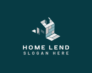 Mortgage - House Tiles Property logo design