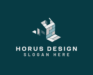 House Tiles Property logo design