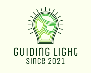 Light Bulb Pattern logo design