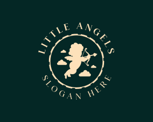 Angel Cupid Archer logo design