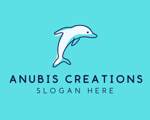 Ocean Dolphin Waterpark logo design