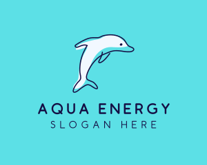 Ocean Dolphin Waterpark logo design