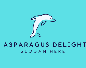 Ocean Dolphin Waterpark logo design