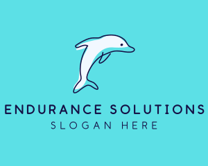 Ocean Dolphin Waterpark logo design