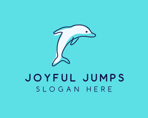 Ocean Dolphin Waterpark logo design