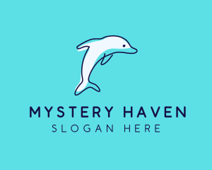 Ocean Dolphin Waterpark logo design