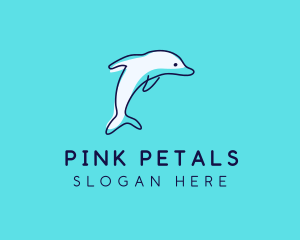 Ocean Dolphin Waterpark logo design