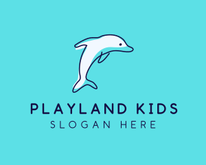 Ocean Dolphin Waterpark logo design