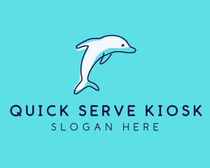 Ocean Dolphin Waterpark logo design