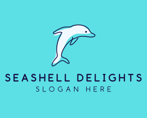 Ocean Dolphin Waterpark logo design