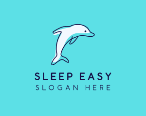 Ocean Dolphin Waterpark logo design