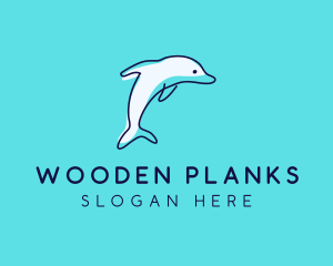 Ocean Dolphin Waterpark logo design