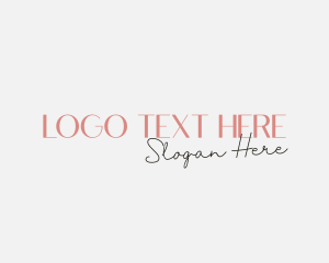 Stylish Feminine Company logo design