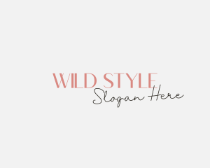 Stylish Feminine Company logo design