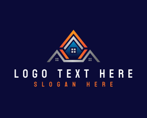 Mortgage - Realtor Residential Roofing logo design