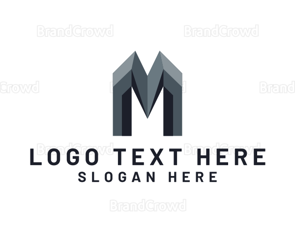 Startup Letter M Agency Firm Logo