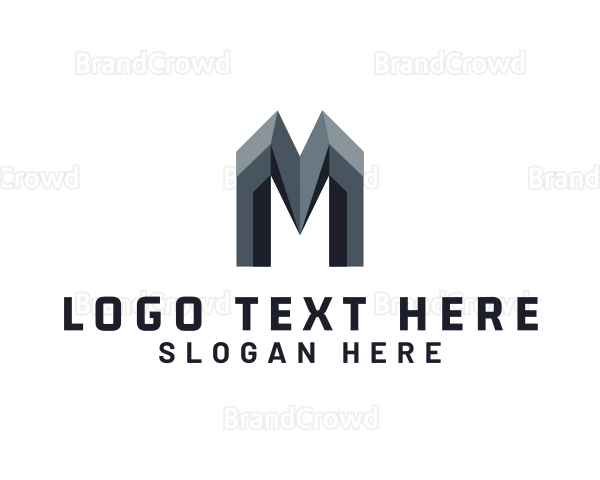 Startup Letter M Agency Firm Logo