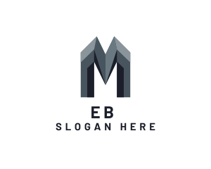 Startup Letter M Agency Firm    Logo
