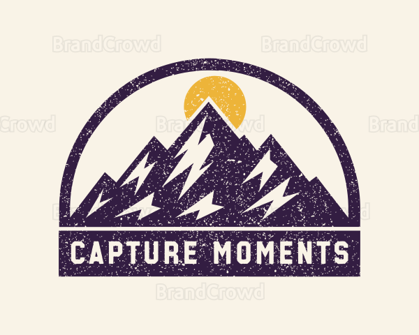 Mountain Summit Peak Logo