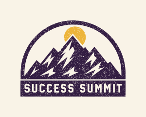 Mountain Summit Peak logo design