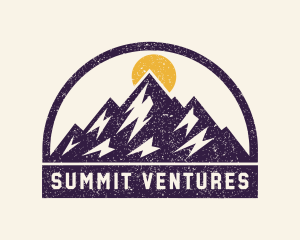 Mountain Summit Peak logo design