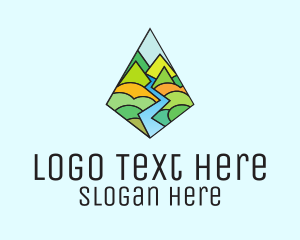 Mountain Range - Pyramid  Nature Valley logo design