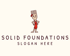 Cuisine - Fork Girl Diner logo design