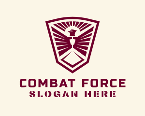 Phoenix Military Shield Logo