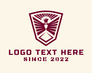 Commander - Phoenix Military Shield logo design