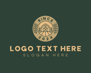 Barn - Flour Wheat Barn logo design