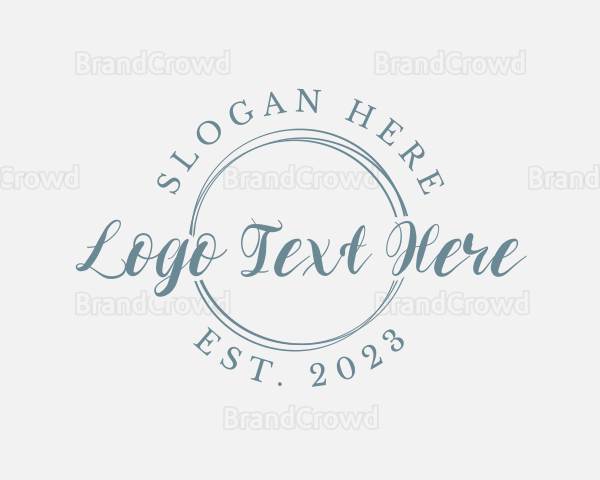 Script Style Business Logo