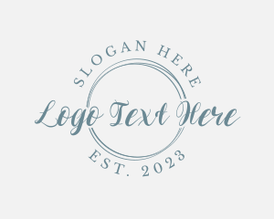 Script Style Business Logo