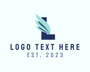 Letter L - Freight Transport Letter L logo design