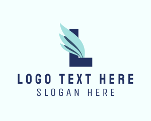 Freight Transport Letter L Logo