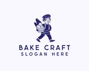 Bread Cafe Baker logo design