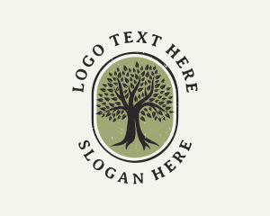 Eco Nature Tree Logo