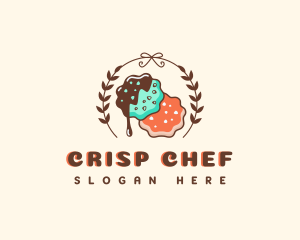 Chocolate Cookie Pastry logo design