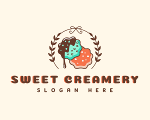 Chocolate Cookie Pastry logo design