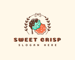 Wafer - Chocolate Cookie Pastry logo design