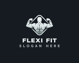 Muscle Fitness Gym logo design